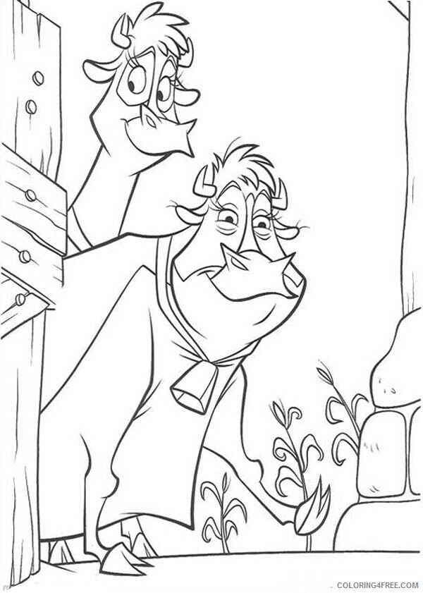 Home on the Range Coloring Pages TV Film Grass Start to Grow Printable 2020 03672 Coloring4free