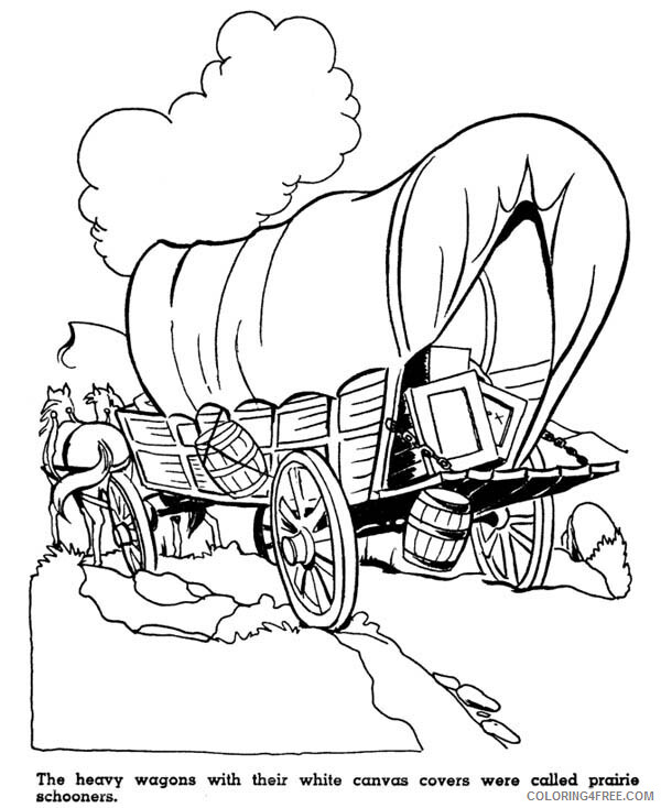 Home on the Range Coloring Pages TV Film Heavy Wagon Printable 2020 03674 Coloring4free