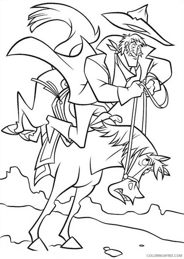 Home on the Range Coloring Pages TV Film Horse Suddenly Stop Running 2020 03676 Coloring4free