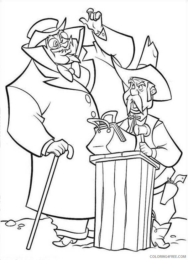 Home on the Range Coloring Pages TV Film Sheriff on the Auction Printable 2020 03683 Coloring4free
