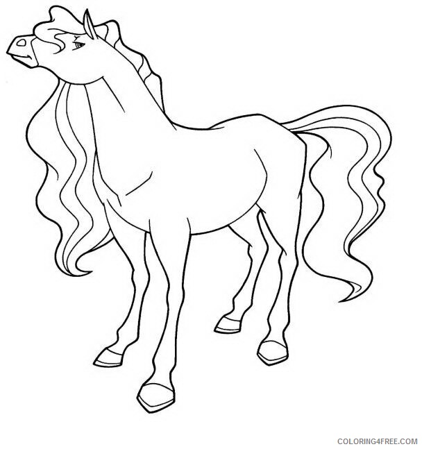 Horseland Coloring Pages TV Film Free Horseland Printable 2020 03687 Coloring4free