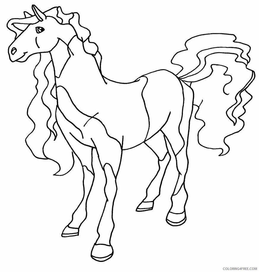 Horseland Coloring Pages TV Film Free Horseland Printable 2020 03688 Coloring4free