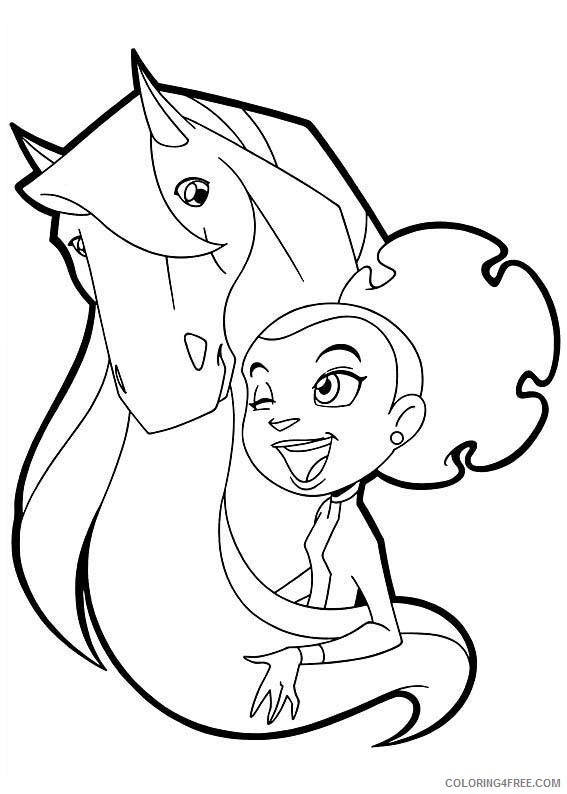 Horseland Coloring Pages TV Film Horseland To Print Printable 2020 03722 Coloring4free