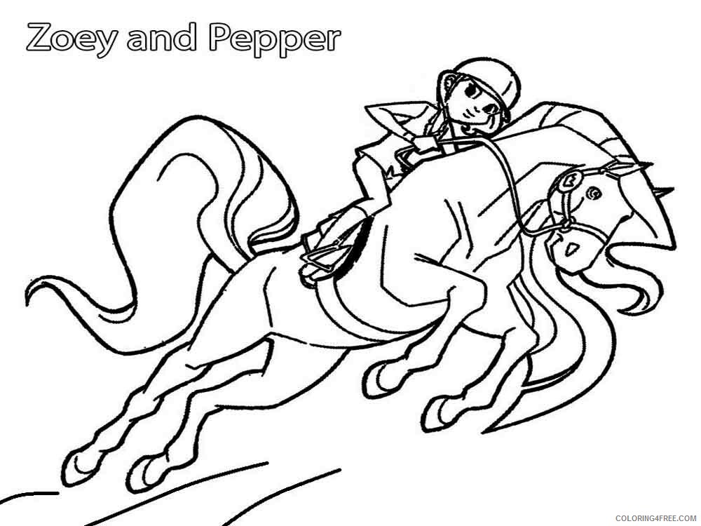 Horseland Coloring Pages TV Film horseland 13 Printable 2020 03704 Coloring4free