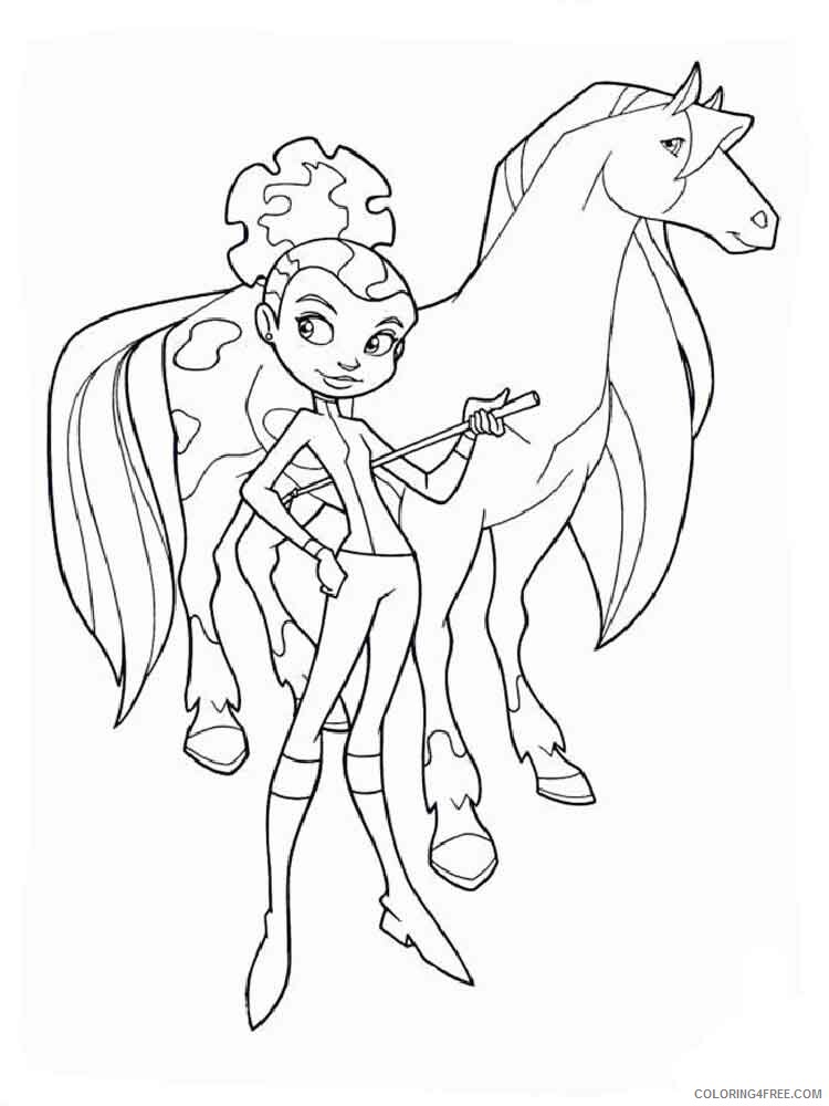 Horseland Coloring Pages TV Film horseland 18 Printable 2020 03707 Coloring4free