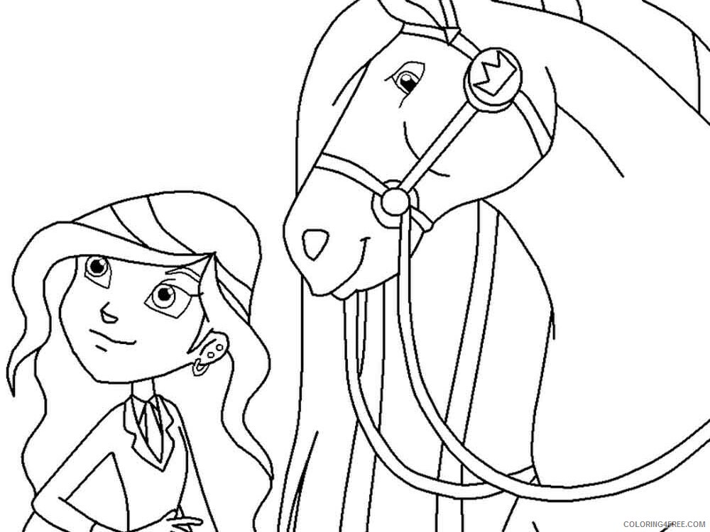 Horseland Coloring Pages TV Film horseland 2 Printable 2020 03709 Coloring4free