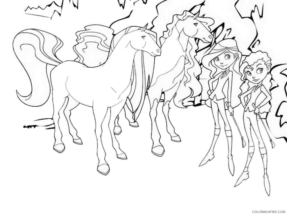 Horseland Coloring Pages TV Film horseland 5 Printable 2020 03715 Coloring4free