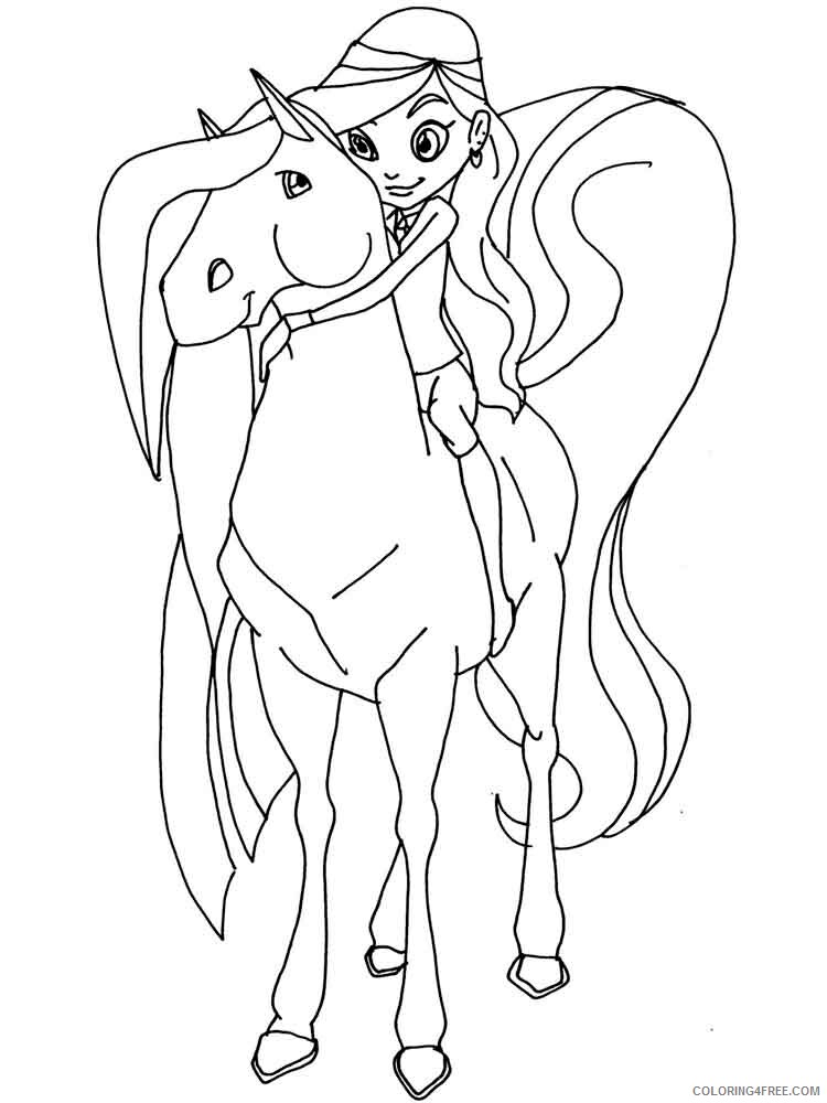 Horseland Coloring Pages TV Film horseland 6 Printable 2020 03716 Coloring4free