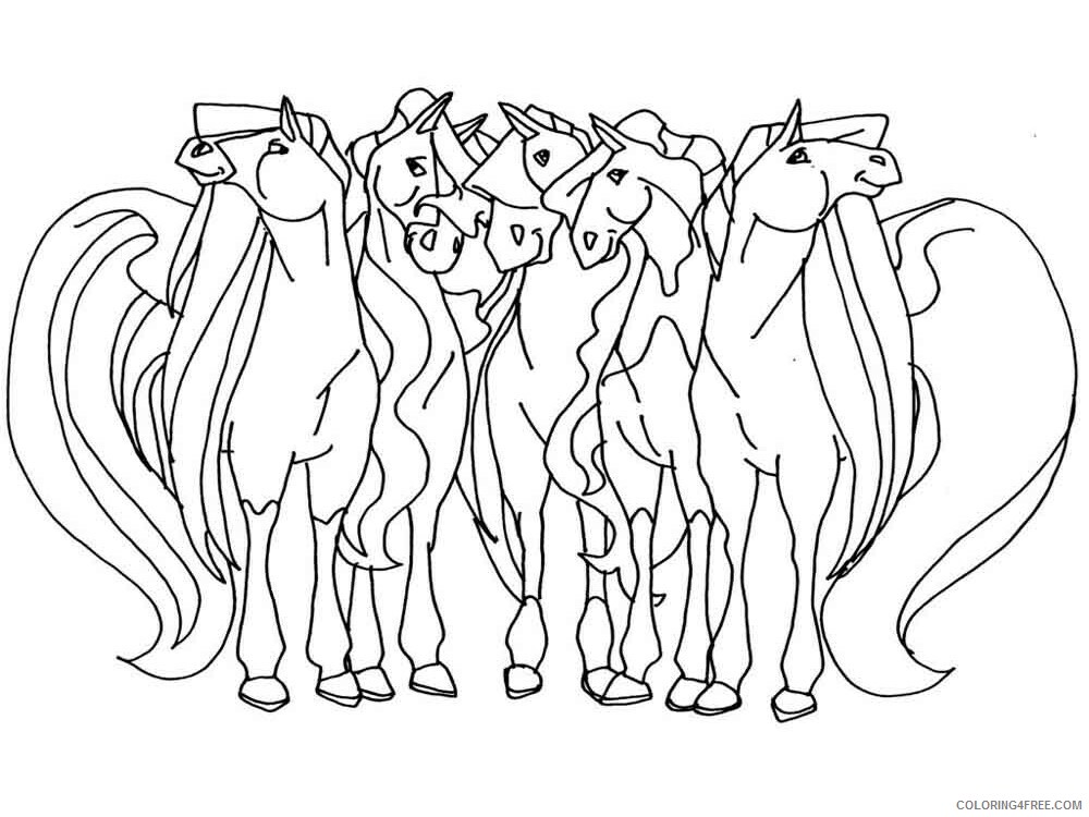 Horseland Coloring Pages TV Film horseland 7 Printable 2020 03717 Coloring4free