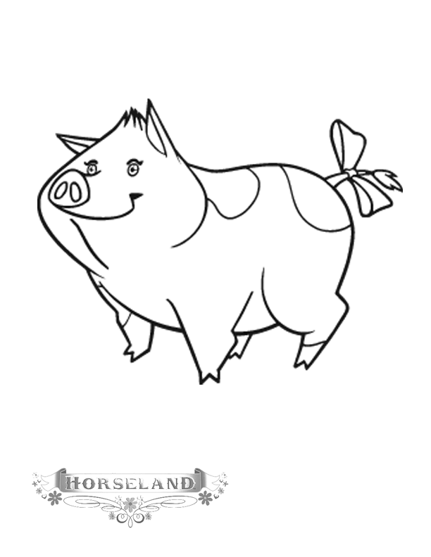Horseland Coloring Pages TV Film horseland P2BOH Printable 2020 03695 Coloring4free