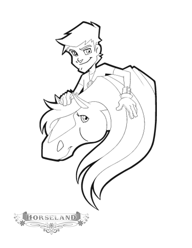 Horseland Coloring Pages TV Film horseland pIrkf Printable 2020 03696 Coloring4free