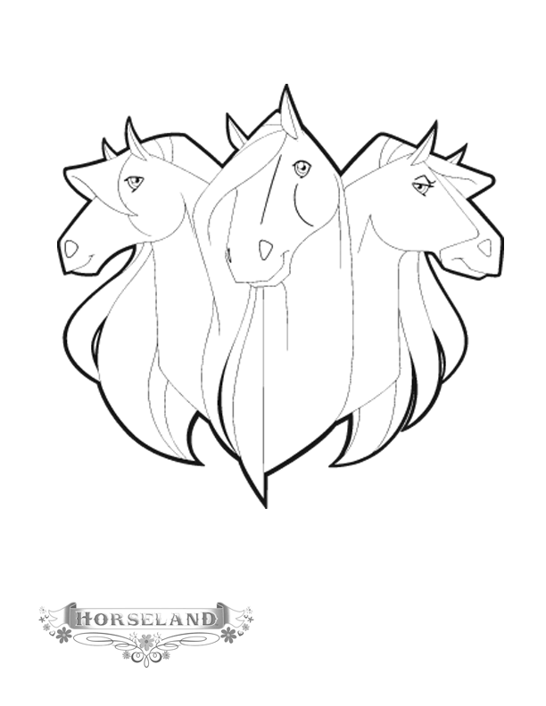 Horseland Coloring Pages TV Film horseland y16aW Printable 2020 03698 Coloring4free