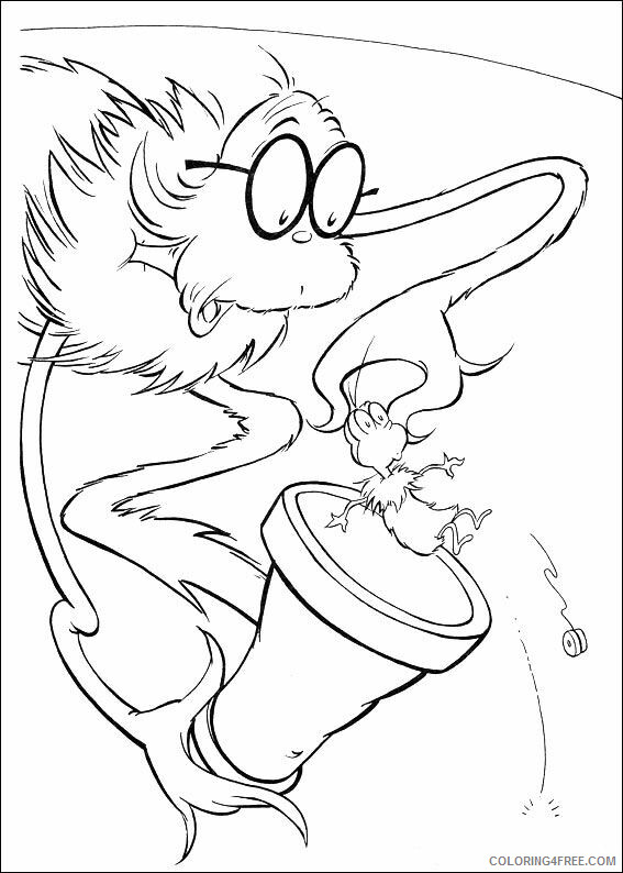 Horton Hears a Who Coloring Pages TV Film horton BIwin Printable 2020 03760 Coloring4free