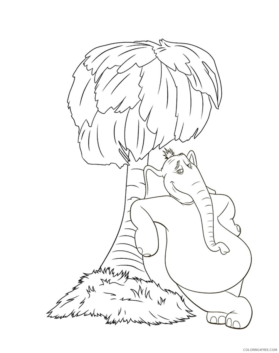 Horton Hears a Who Coloring Pages TV Film horton_cl_07 Printable 2020 03729 Coloring4free