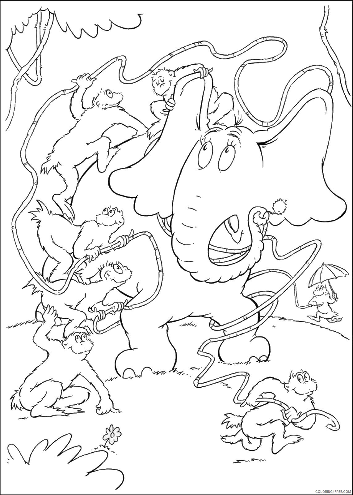 Horton Hears a Who Coloring Pages TV Film horton_cl_29 Printable 2020 03751 Coloring4free