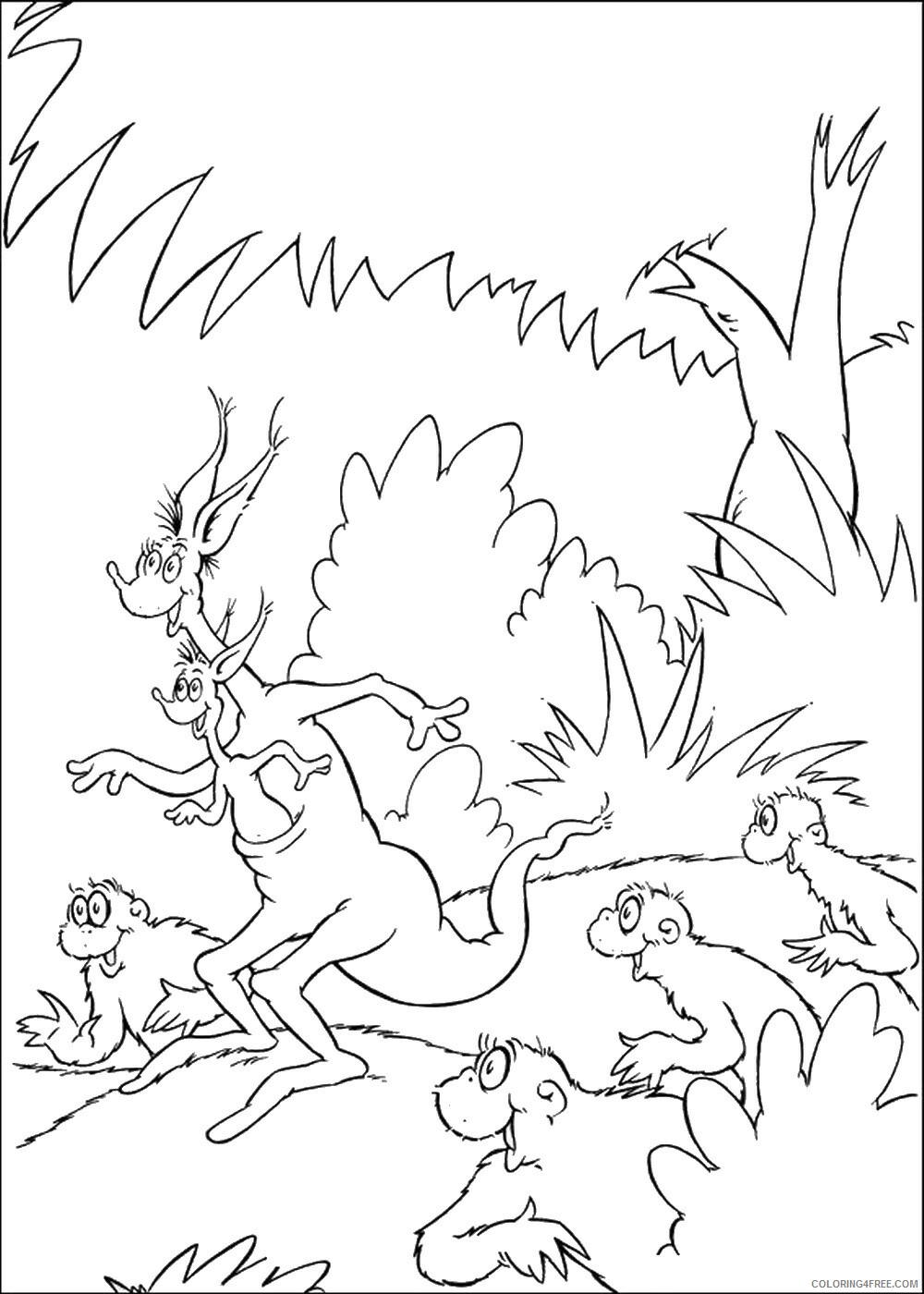 hunters coloring page printable horton hears a who