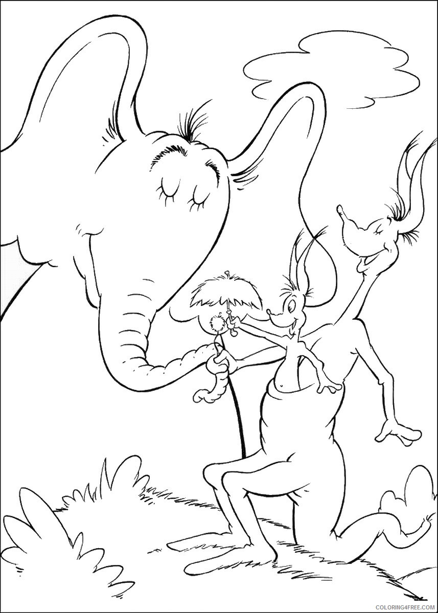 Horton Hears a Who Coloring Pages TV Film horton_cl_34 Printable 2020 03756 Coloring4free