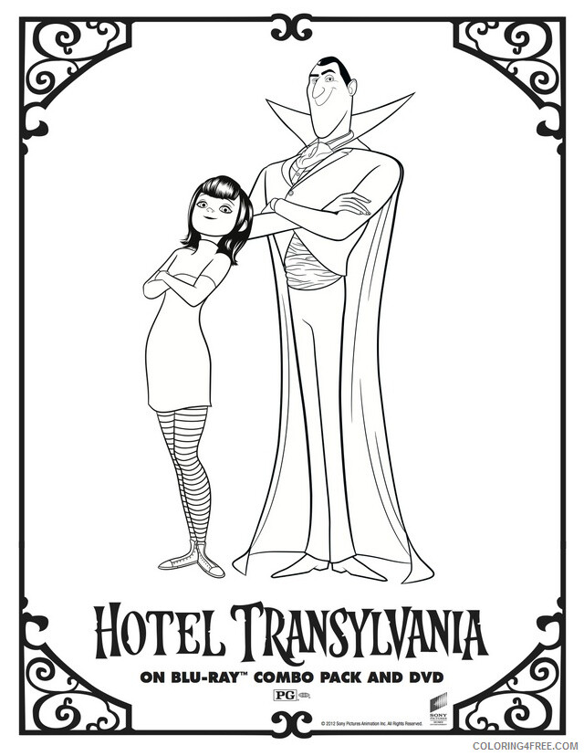 Hotel Transylvania Coloring Pages TV Film Print Printable 2020 03839 Coloring4free