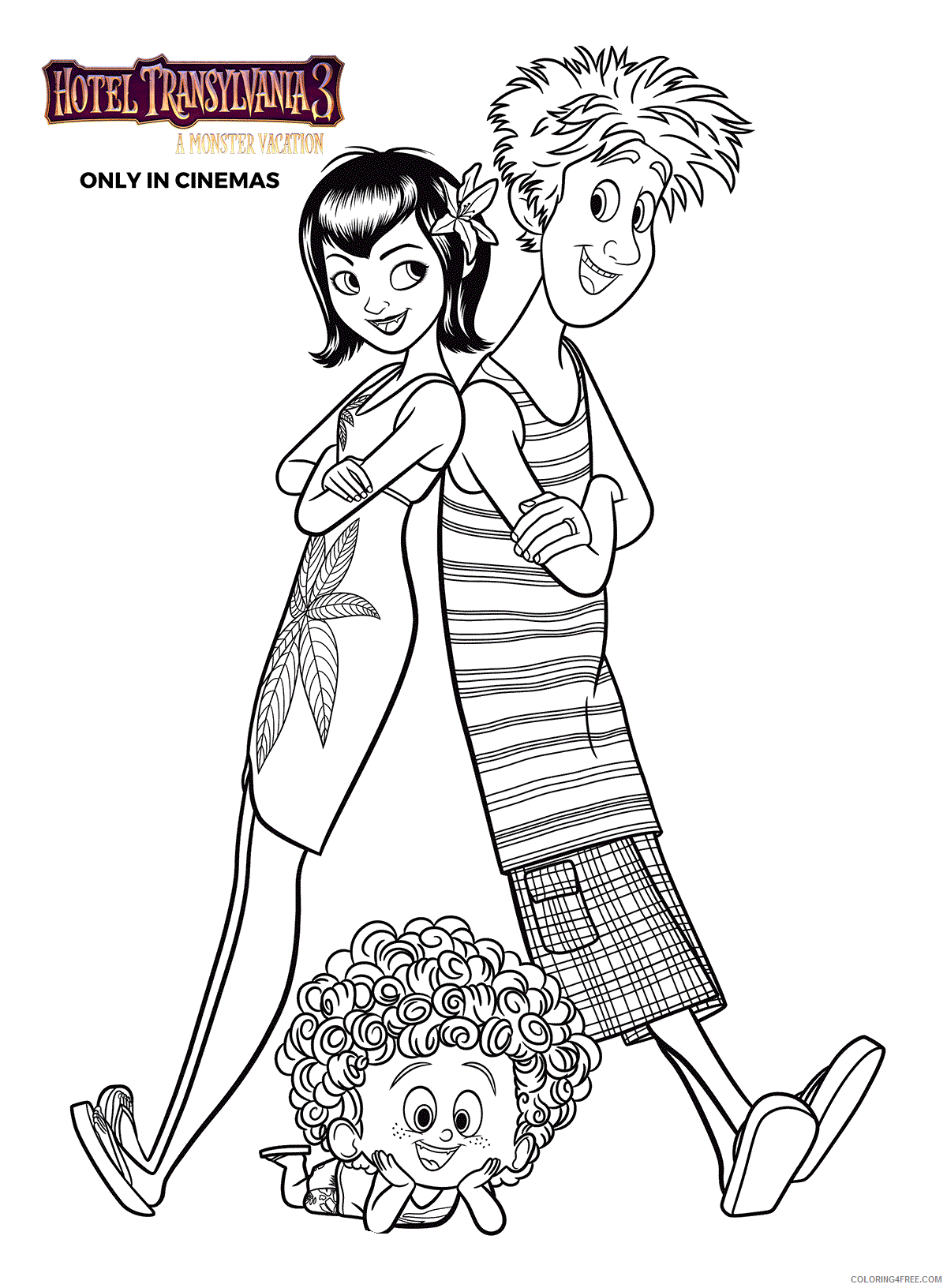 Hotel Transylvania Coloring Pages TV Film Printable 2020 03816 Coloring4free