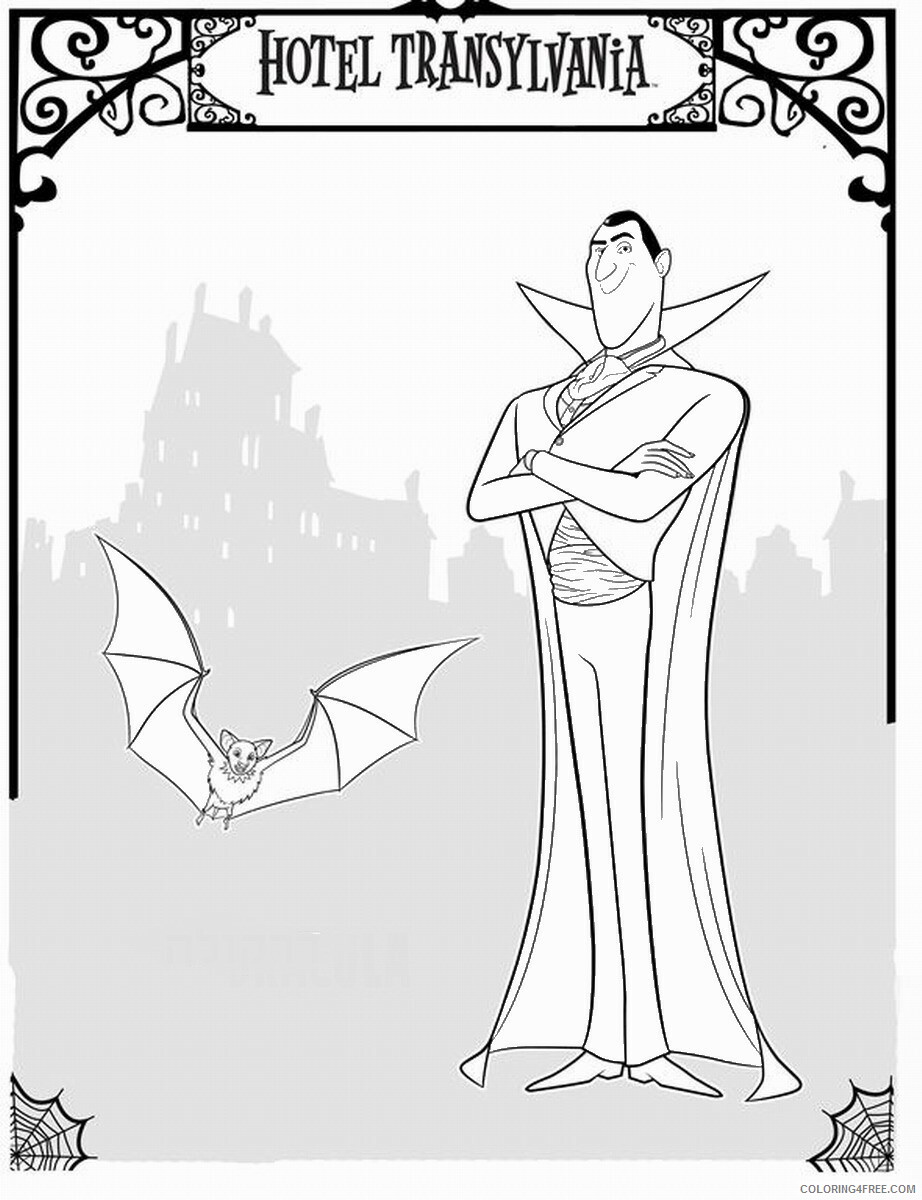Hotel Transylvania Coloring Pages TV Film hotel_trans_cl_004 Printable 2020 03799 Coloring4free