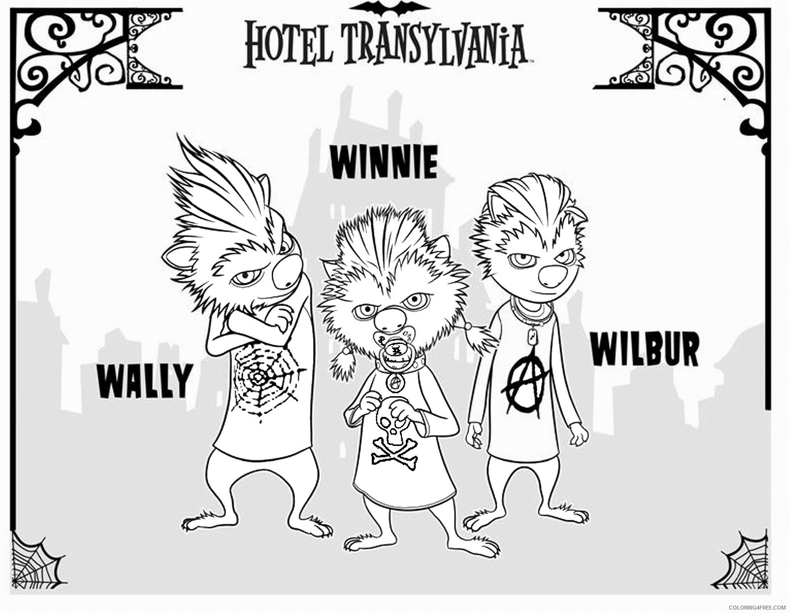 Hotel Transylvania Coloring Pages TV Film hotel_trans_cl_010 Printable 2020 03804 Coloring4free