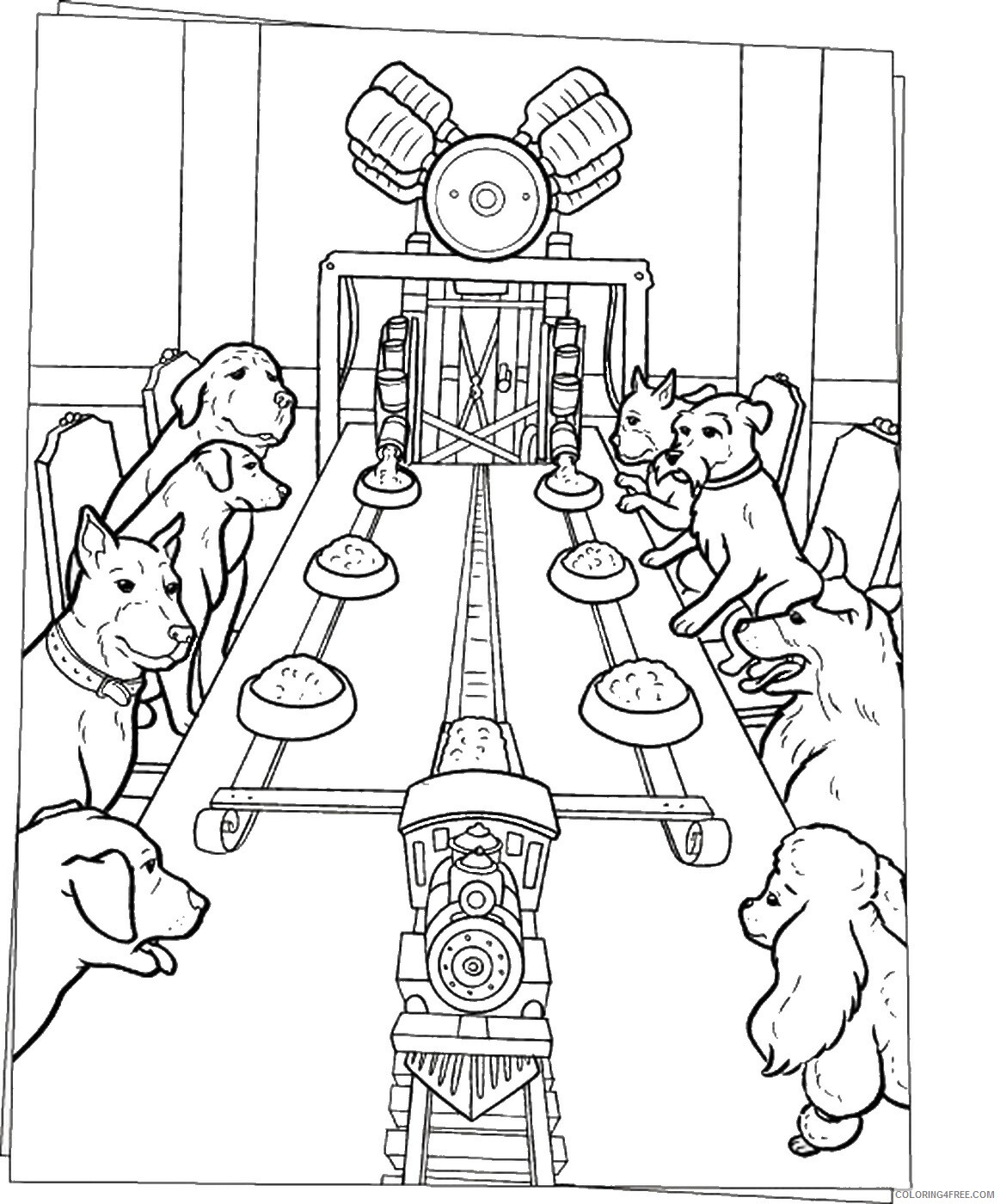 Hotel for Dogs Coloring Pages TV Film hotel_for_dogs_cl02 Printable 2020 03774 Coloring4free