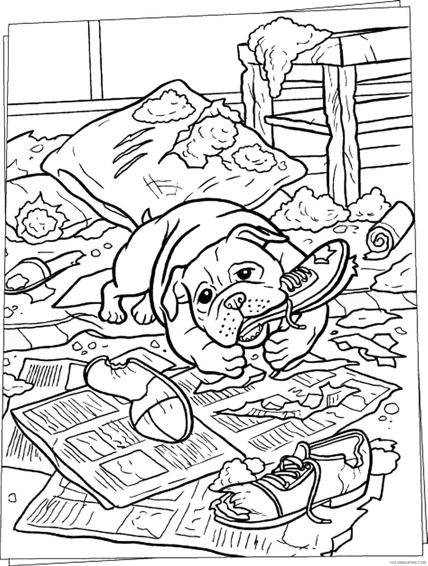 Hotel for Dogs Coloring Pages TV Film hotel_for_dogs_cl04 Printable 2020 03776 Coloring4free