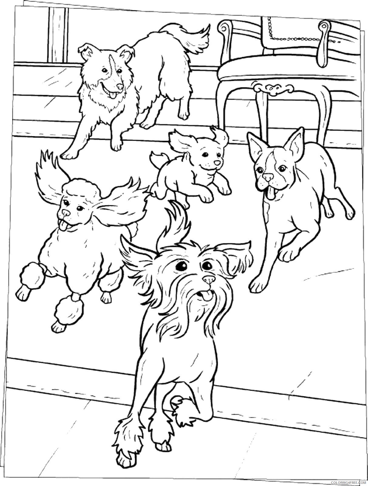 Hotel for Dogs Coloring Pages TV Film hotel_for_dogs_cl11 Printable 2020 03783 Coloring4free