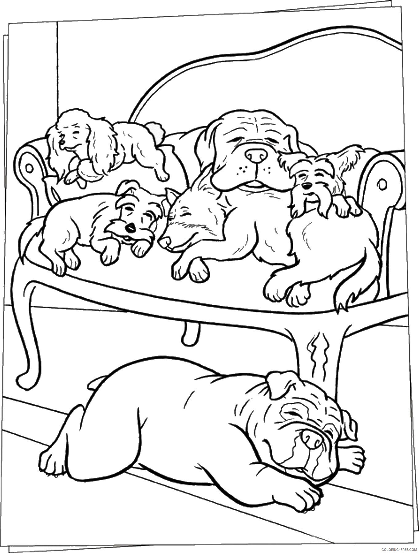 Hotel for Dogs Coloring Pages TV Film hotel_for_dogs_cl13 Printable 2020 03785 Coloring4free