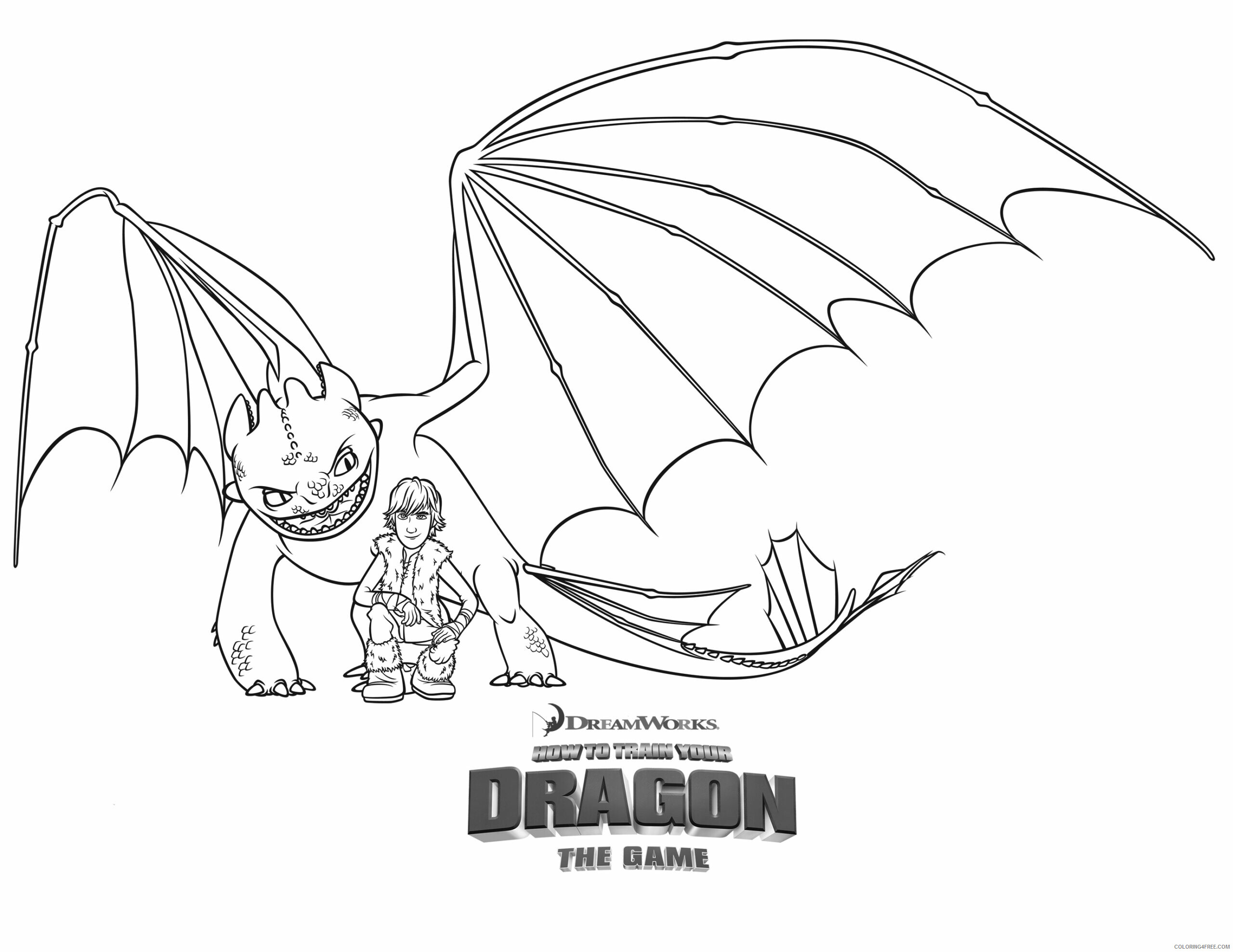 How to Train Your Dragon Coloring Pages TV Film Game 2020 03879 Coloring4free