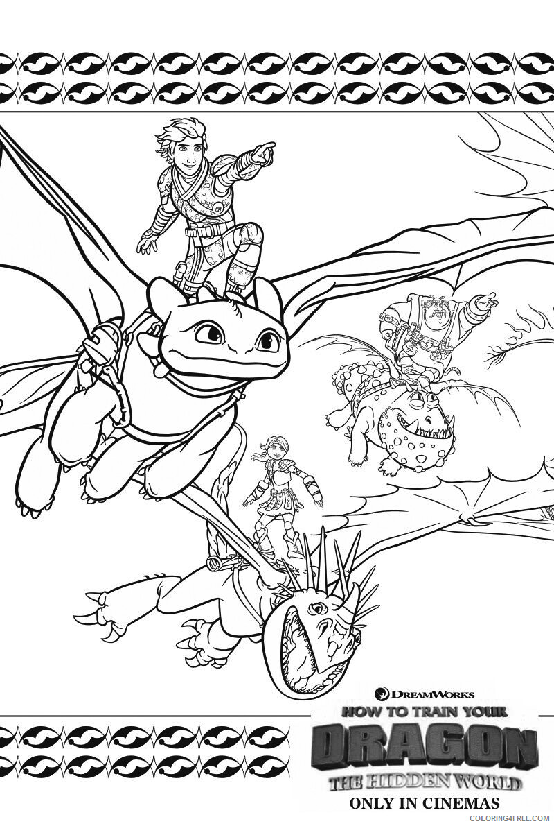 How to Train Your Dragon Coloring Pages TV Film Movie 2020 03880 Coloring4free