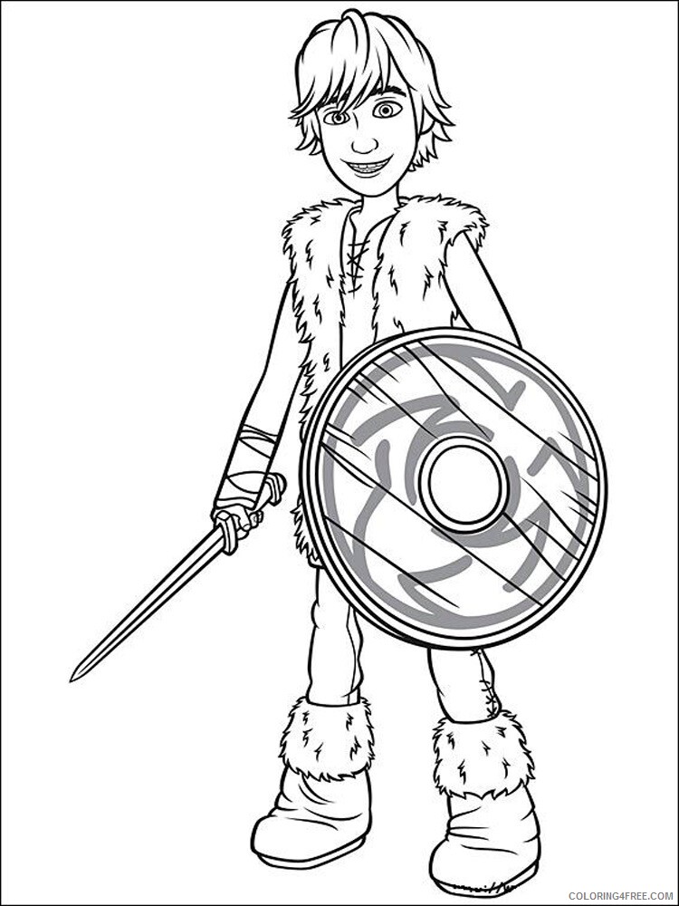 How to Train Your Dragon Coloring Pages TV Film Printable 2020 03872 Coloring4free