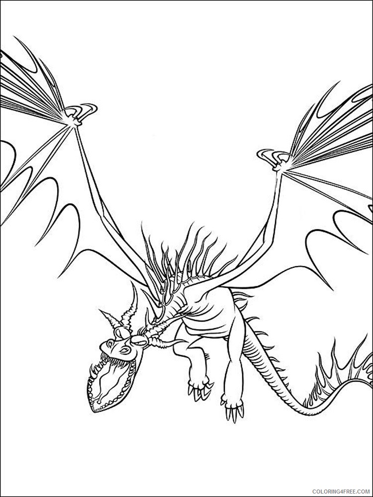 How to Train Your Dragon Coloring Pages TV Film Printable 2020 03873 Coloring4free