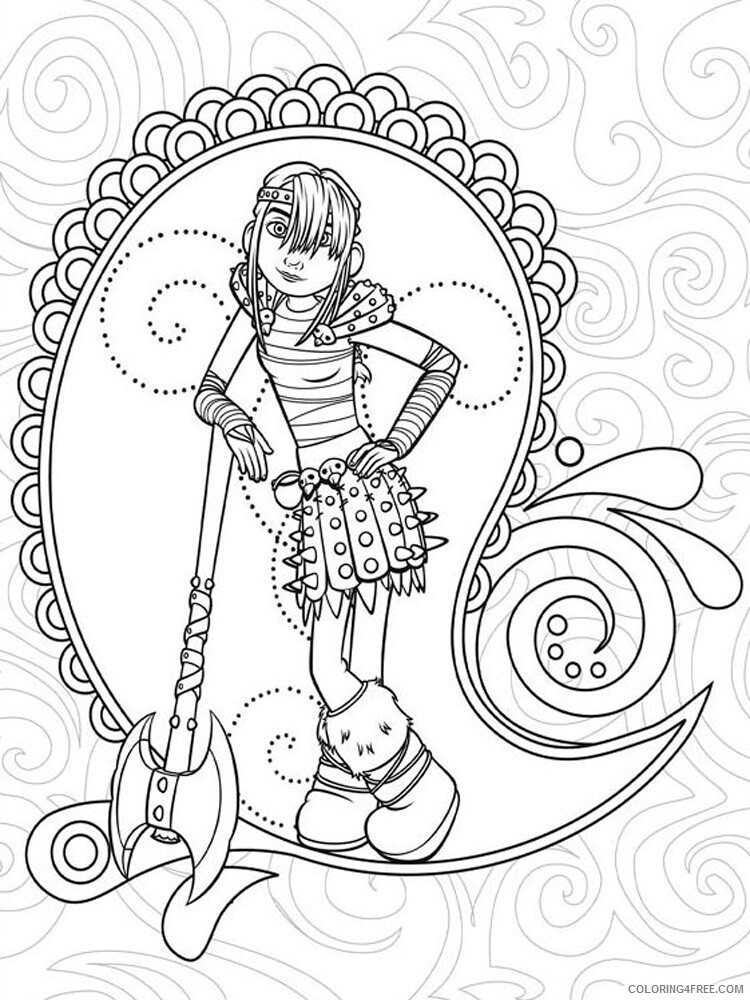 How to Train Your Dragon Coloring Pages TV Film Printable 2020 03876 Coloring4free