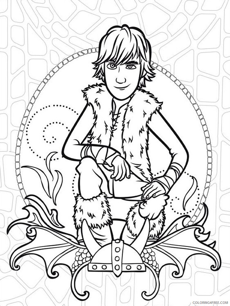 How to Train Your Dragon Coloring Pages TV Film Printable 2020 03877 Coloring4free