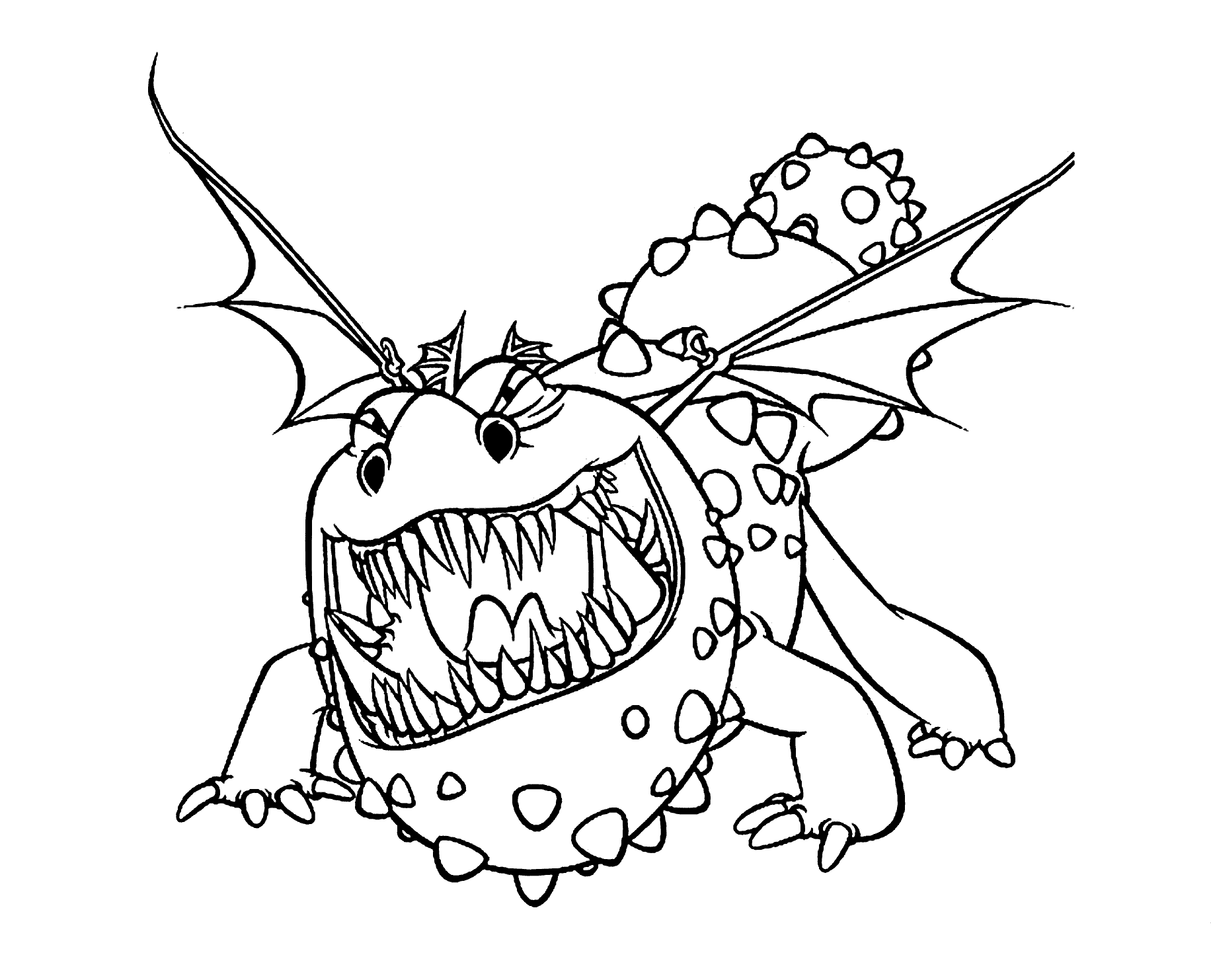 How to Train Your Dragon Coloring Pages TV Film Printable 2020 03881 Coloring4free