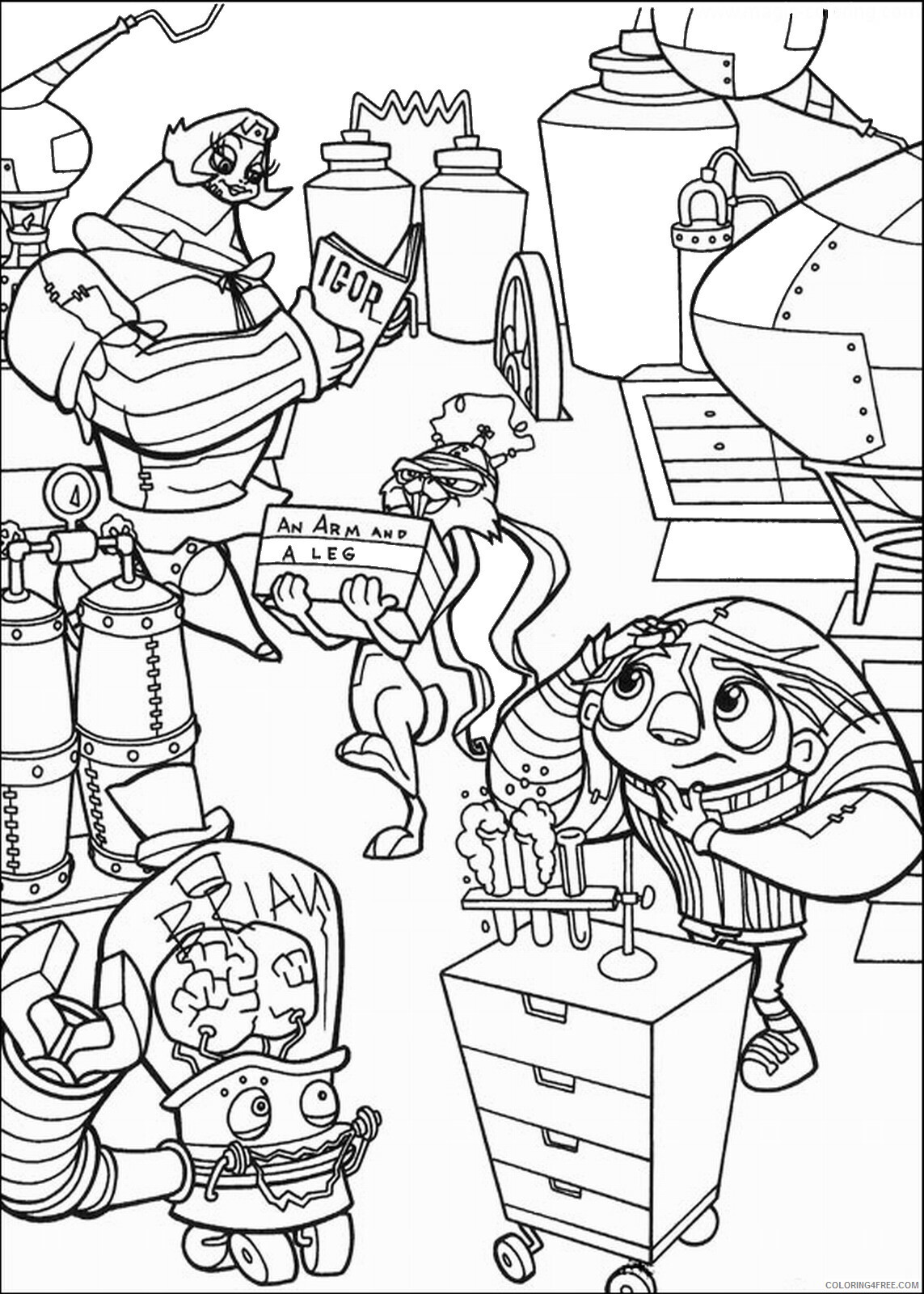 Igor Coloring Pages TV Film Igor_7 Printable 2020 03936 Coloring4free