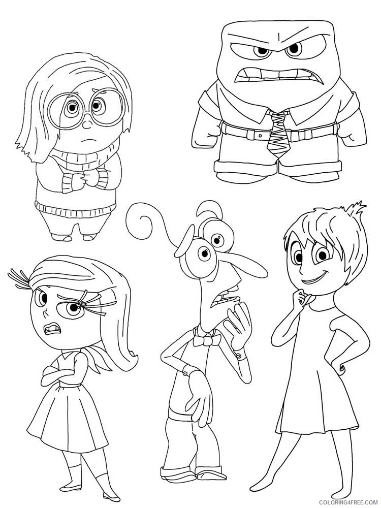Inside Out Coloring Pages TV Film Inside Out 1 Printable 2020 03980 Coloring4free