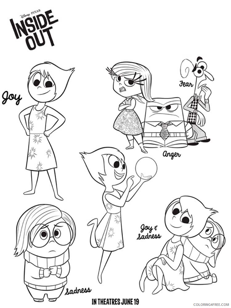 Inside Out Coloring Pages TV Film Inside Out 2 Printable 2020 03985 Coloring4free