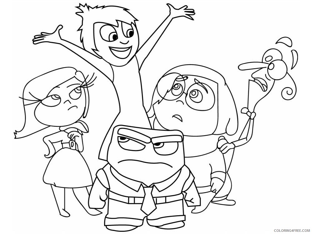Inside Out Coloring Pages TV Film Inside Out 4 Printable 2020 03987 Coloring4free