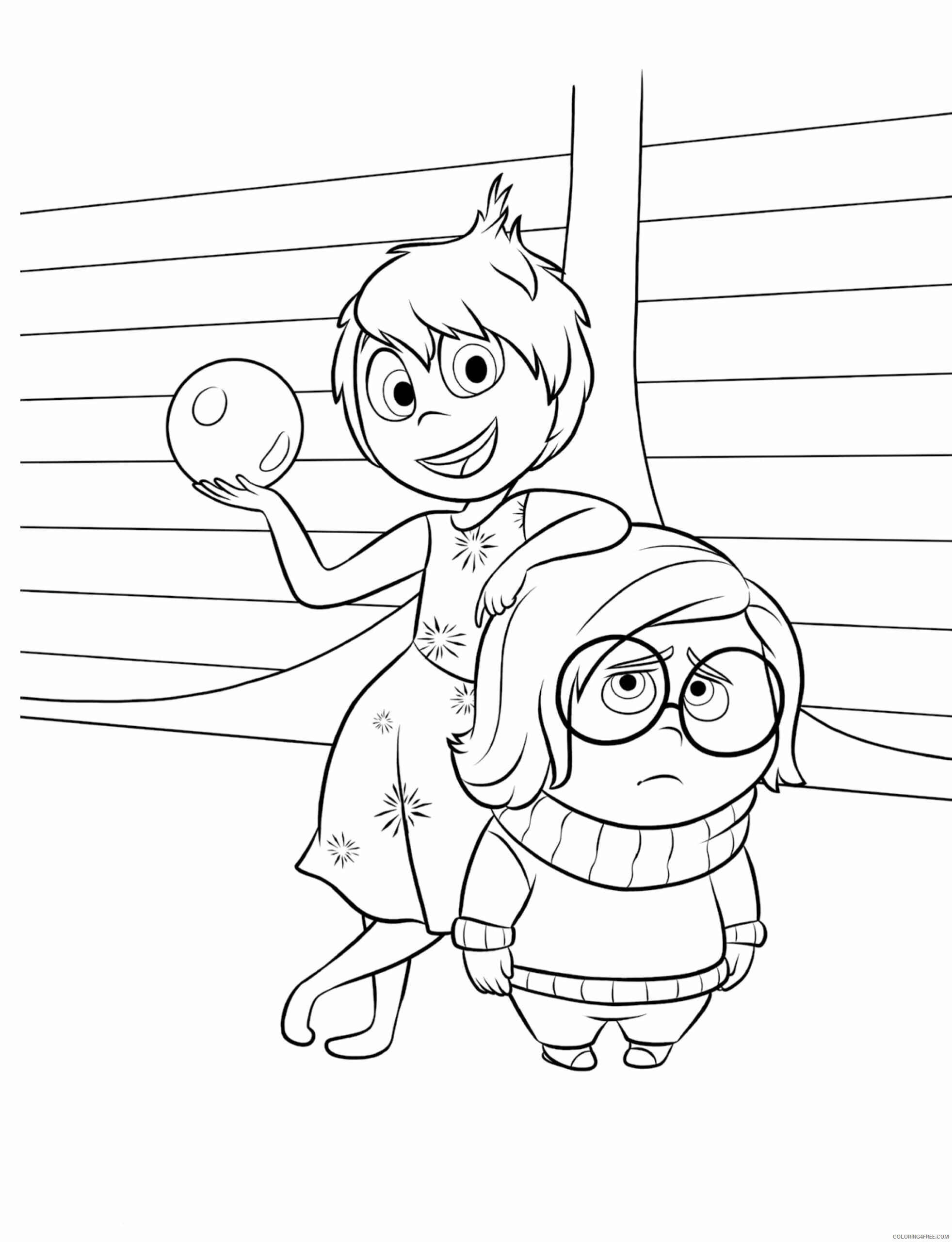 Inside Out Coloring Pages TV Film Inside Out Printable 2020 03978 Coloring4free