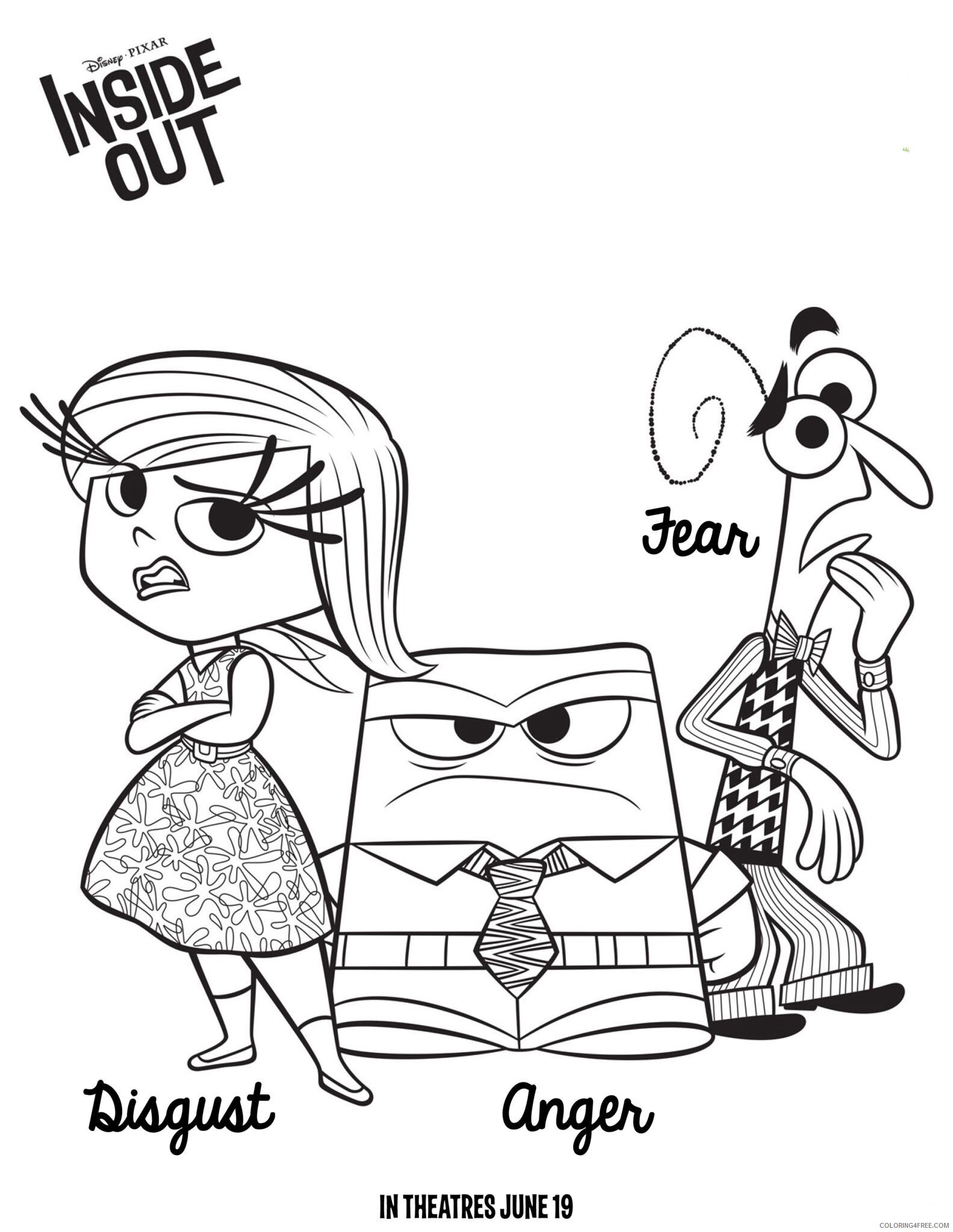 Inside Out Coloring Pages TV Film Inside Out Printable 2020 03979 Coloring4free