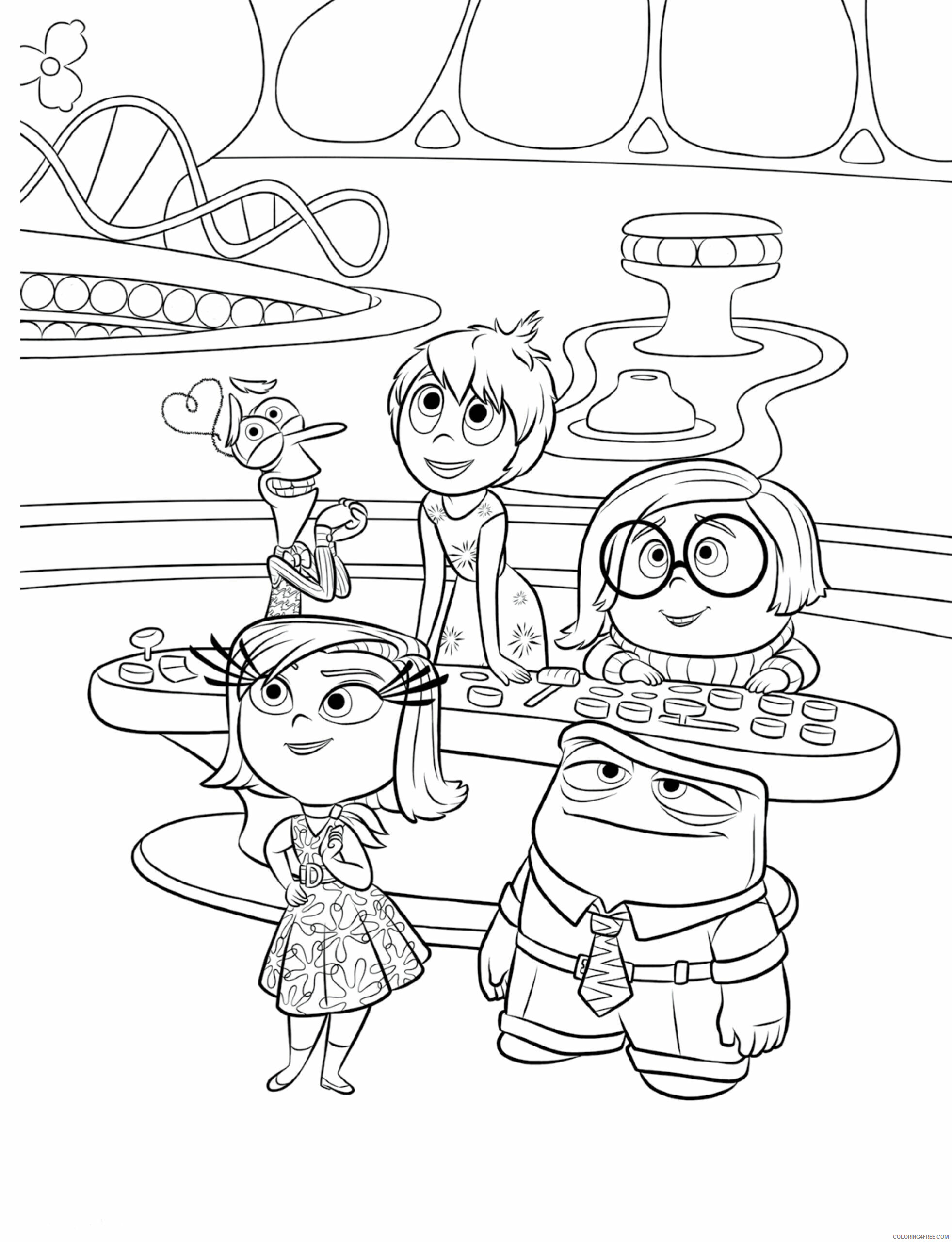 Inside Out Coloring Pages TV Film Inside Outs Printable 2020 03996 Coloring4free