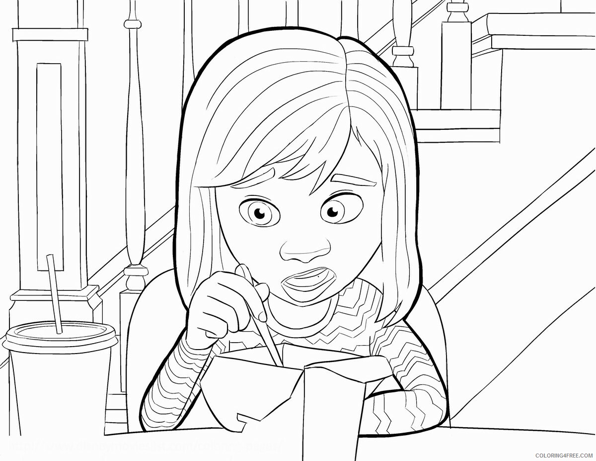 Inside Out Coloring Pages TV Film InsideOut_coloring_1 Printable 2020 03954 Coloring4free