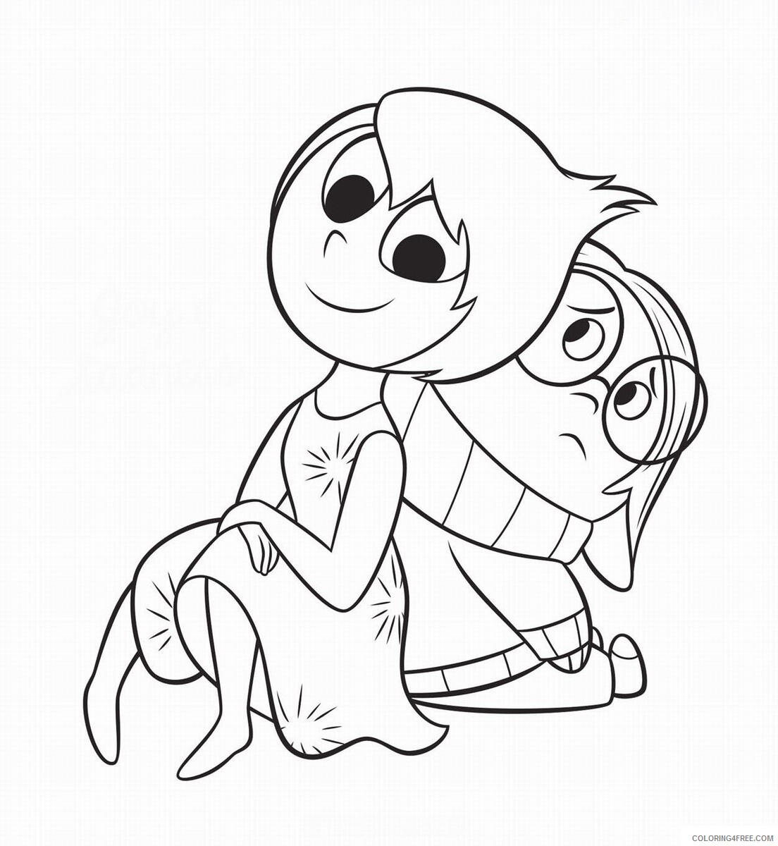 Inside Out Coloring Pages TV Film InsideOut_coloring_13 Printable 2020 03958 Coloring4free