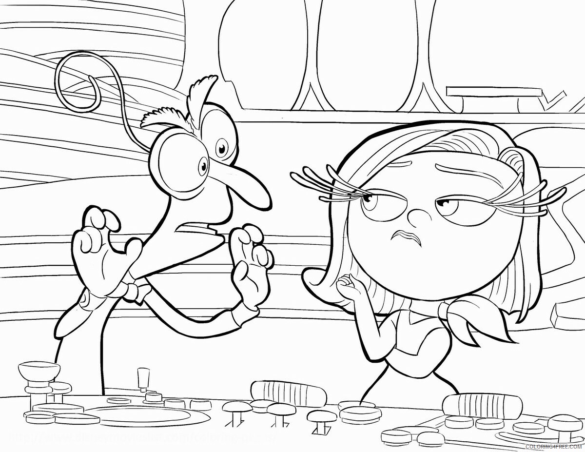 Inside Out Coloring Pages TV Film InsideOut_coloring_3 Printable 2020 03967 Coloring4free