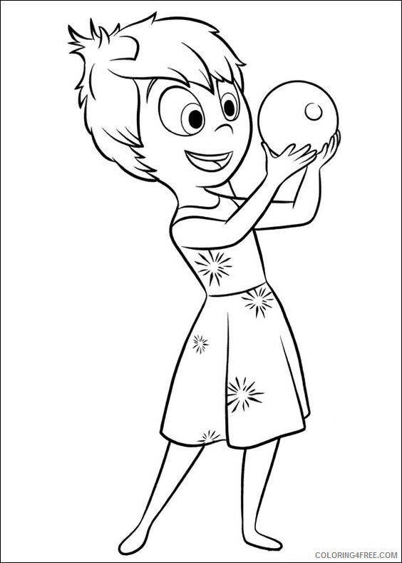Inside Out Coloring Pages TV Film Joy Inside Out Printable 2020 03997 Coloring4free