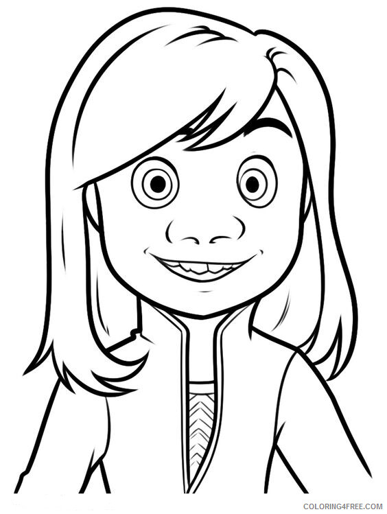 Inside Out Coloring Pages TV Film Riley Inside Out Printable 2020 03999 Coloring4free