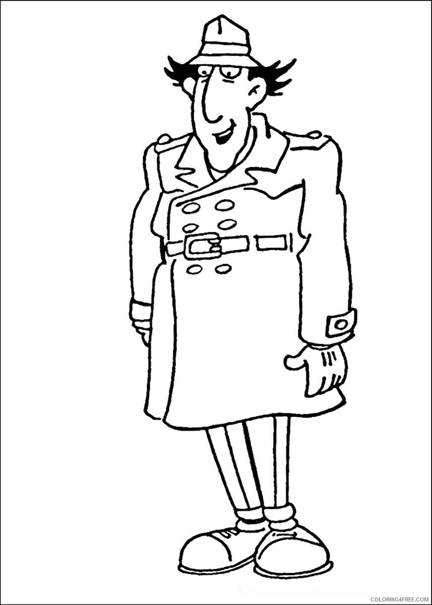 Inspector Gadget Coloring Pages TV Film inspector_gadget_02 Printable 2020 04002 Coloring4free