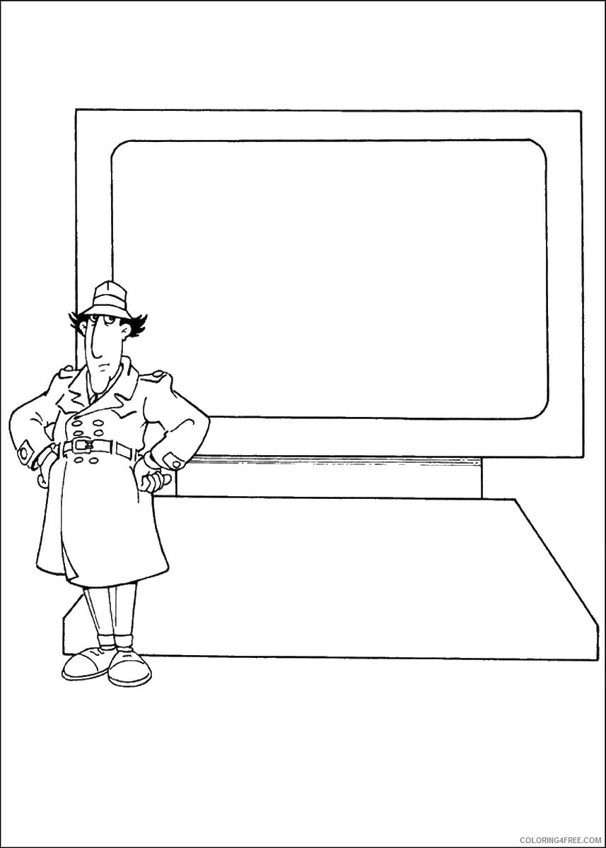 Inspector Gadget Coloring Pages TV Film inspector_gadget_06 Printable 2020 04004 Coloring4free